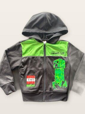 Minecraft Creeper Full-Zip Hoodie
